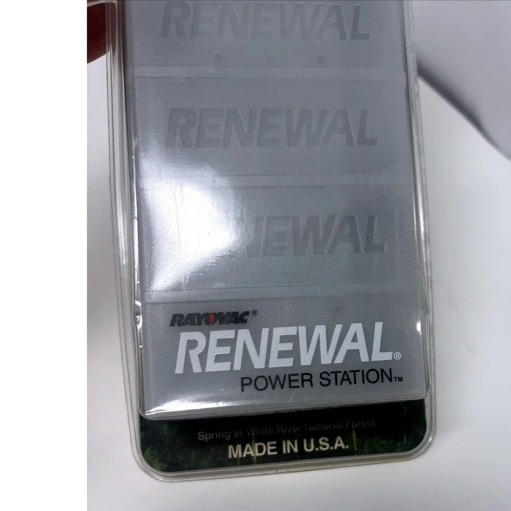 Vintage Rayovac Renewal Power Station PS1 Battery Charger Lot of 2 NOS USA